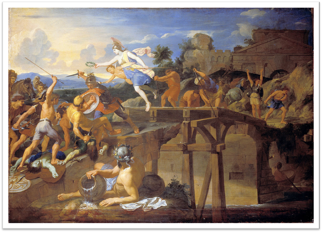 Horatius Cocles Defending the Bridge by Charles Le Brun