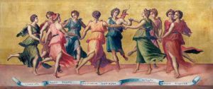 Dance of Apollo and the Muses by Baldassare Peruzzi