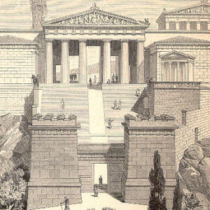 Entrance to the Acropolis by Pierer
