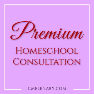 Premium Homeschool Consultation - we'll hold your hand the entire school year!