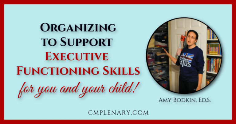 Organizing to Support Executive Functioning Skills for You and Your Child