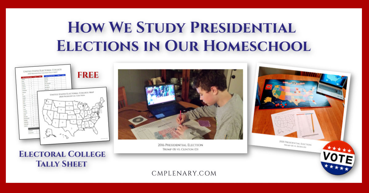 How We Study Presidential Elections in Our Homeschool