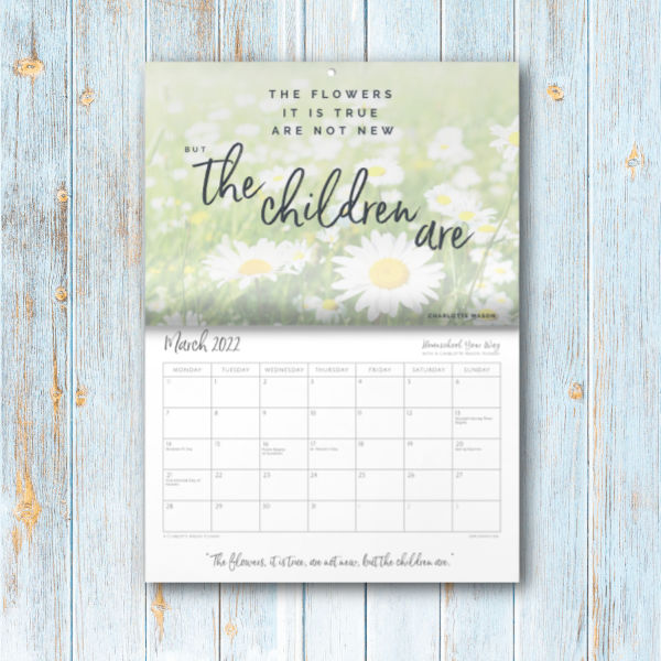 Charlotte's Wise Words Calendar March 2022