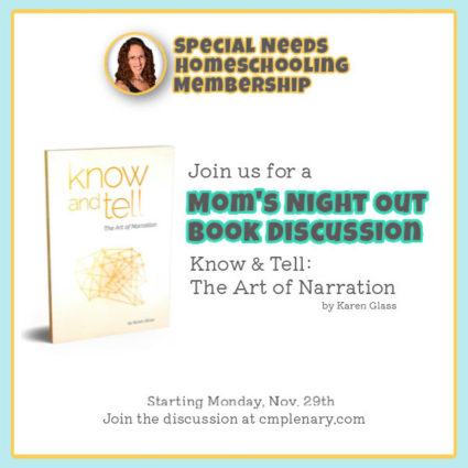 Know and Tell by Karen Glass - Charlotte Mason Book Discussion