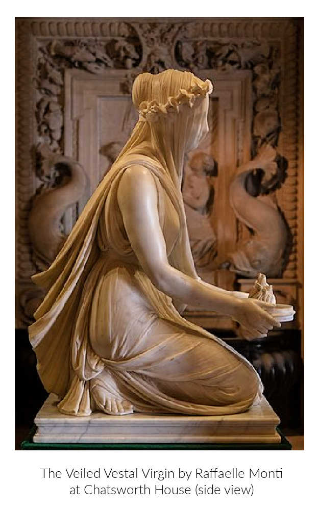 Artwork 1 - The Veiled Vestal Virgin medium size