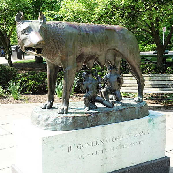Capitoline She-Wolf Replica, Cincinnati, Ohio